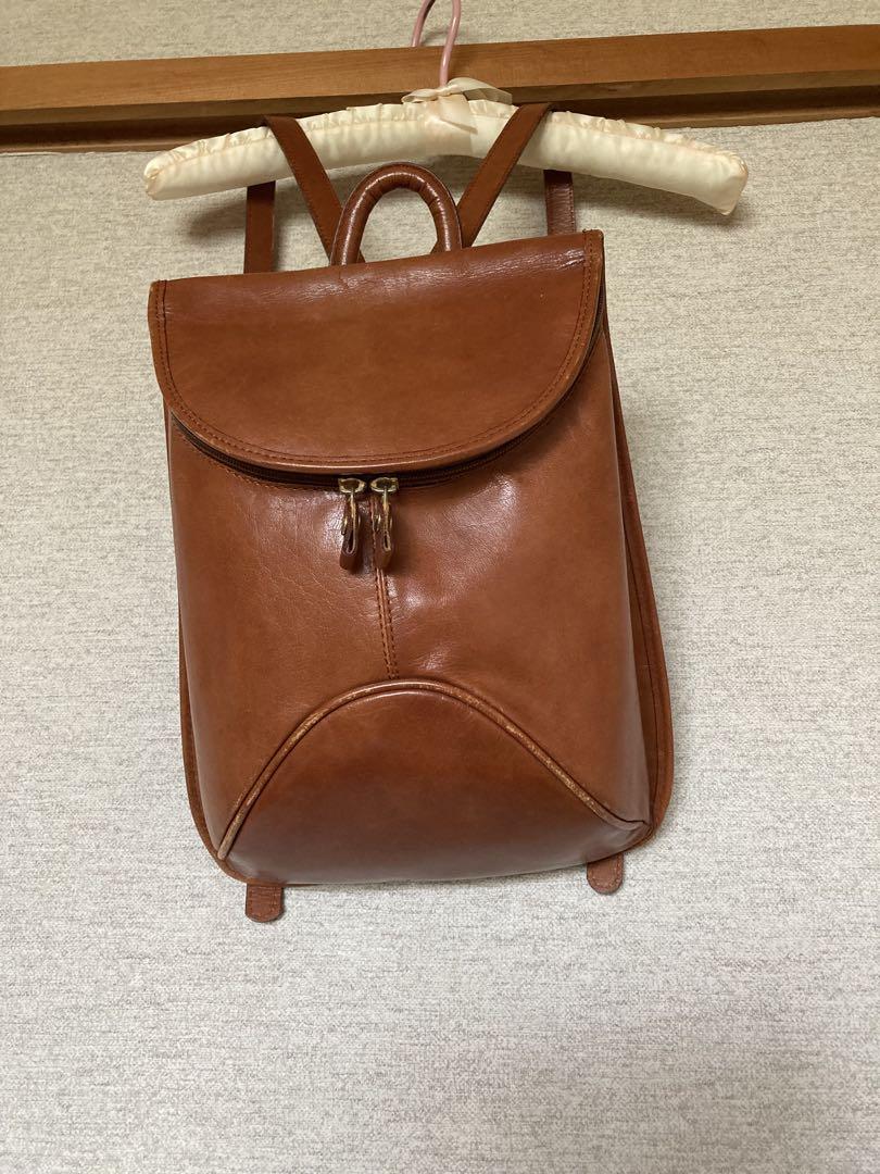 レザー フラップ付きバックパック ブラウン COACH コーチ リュックサック レザー ブラウン バックパック