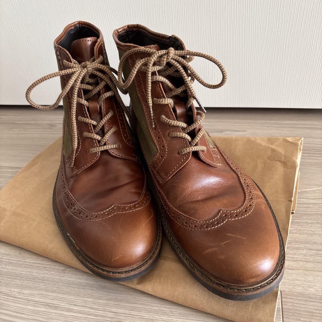 AIGLE レインブーツ 37 ブラウン フランス製 AIGLE レインブーツ 37 ブラウン フランス製 エーグル レイン