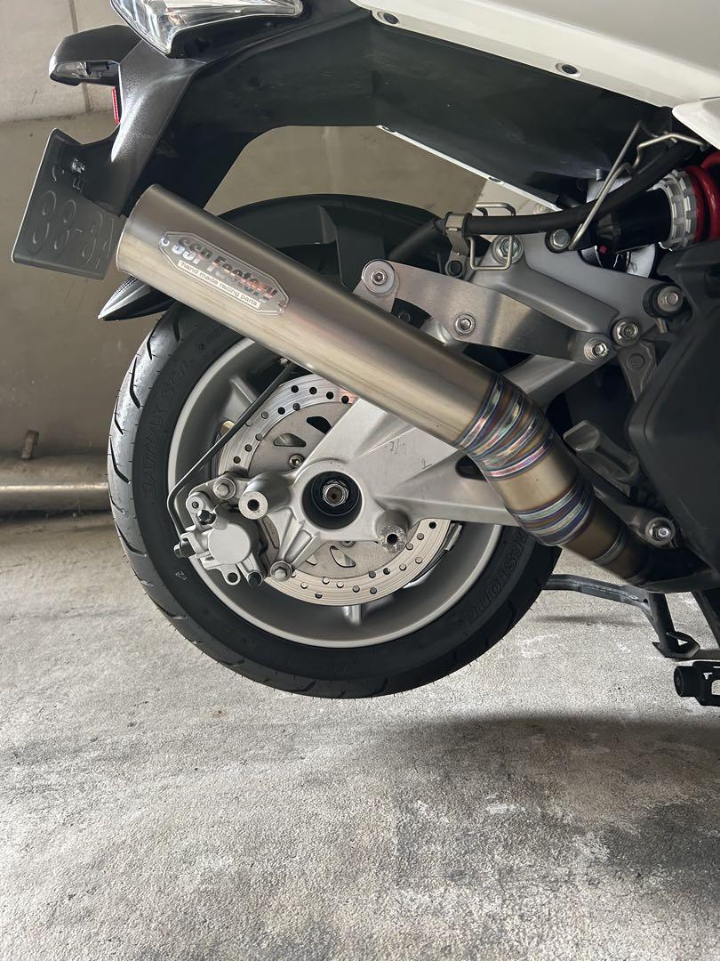 SSP FACTORY ワンオフ フルチタンマフラー マジェスティS 155