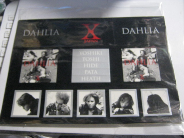 X JAPAN ステッカー4枚とパチンコのうちわ　HIDE YOSHIKI X JAPAN ステッカー4枚とパチンコのうちわ HIDE YOSHIKI