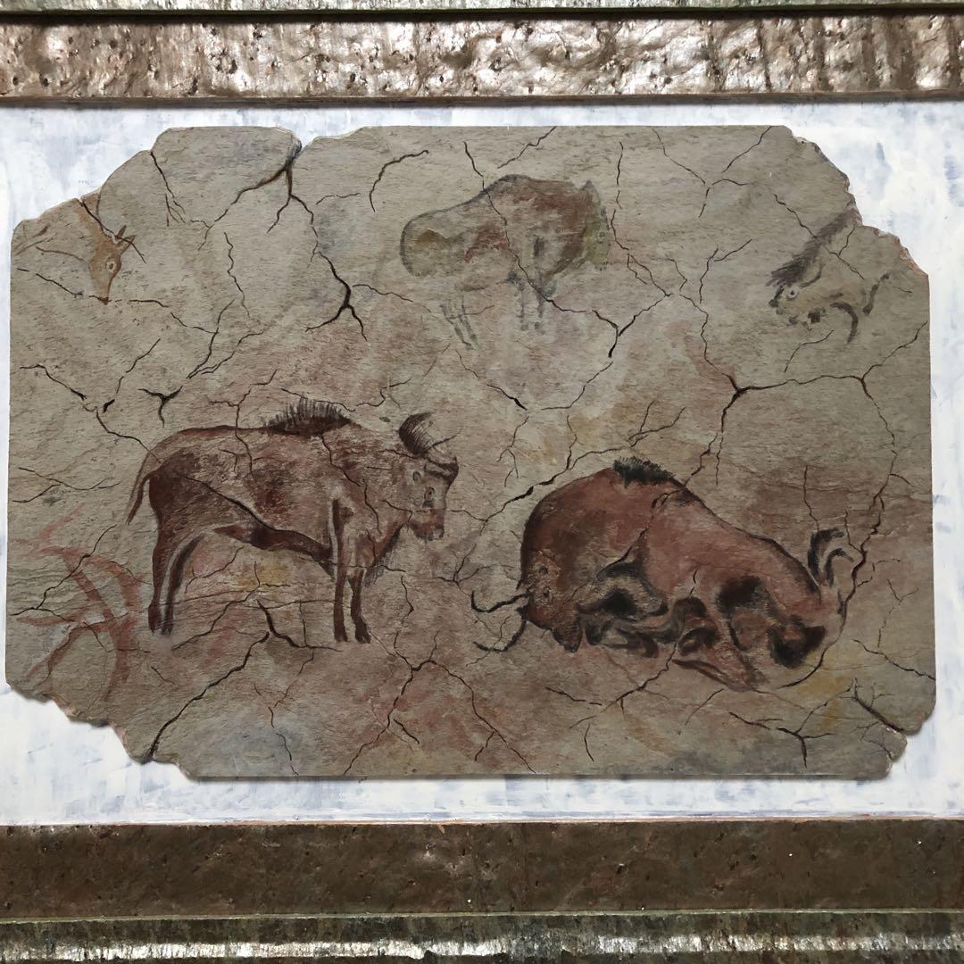 アルタミラ洞窟壁画風絵画 （絵画 アルタミラの洞窟 GRAN CIERVA
