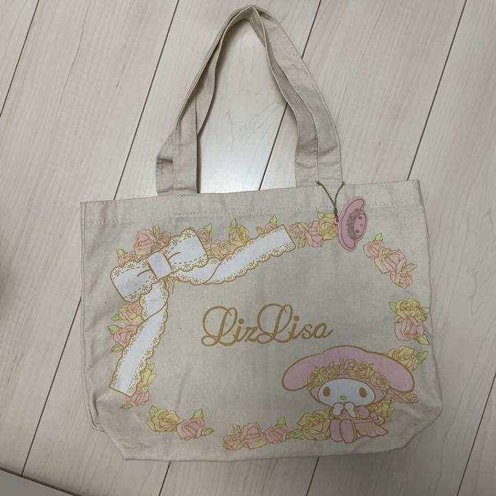 リズリサ マイメロ コラボトートバッグ （マイメロディ