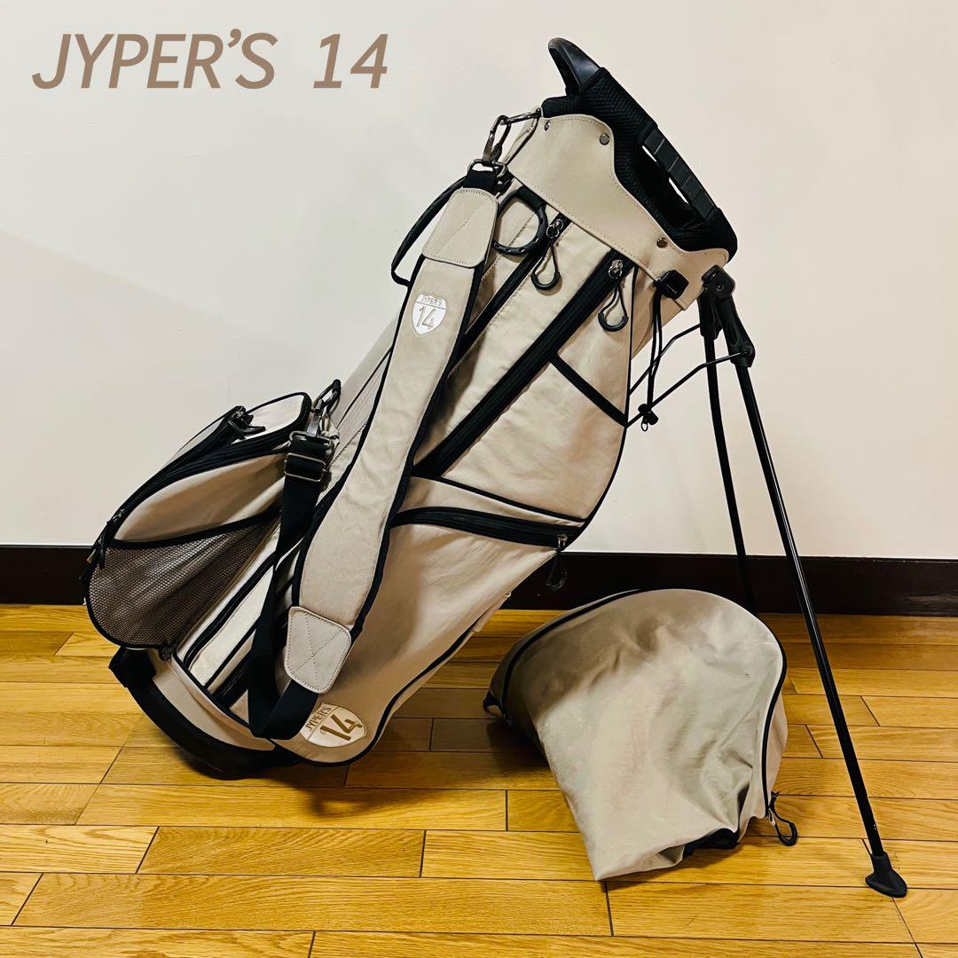 【希少】ジーパーズ　14 キャディバッグ　スタンド式　軽量　仕切り多数 希少品 JYPERS 14 ジーパーズオリジナルキャディバッグ スタンド