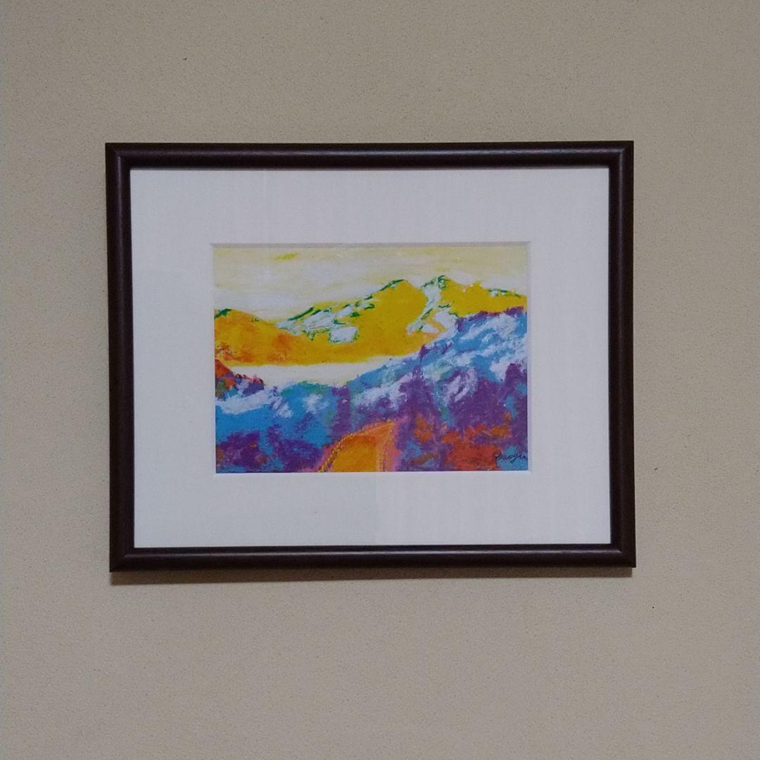 純金箔作品 抽象画 現代アート 幸運 1点物 原画 真作 F3