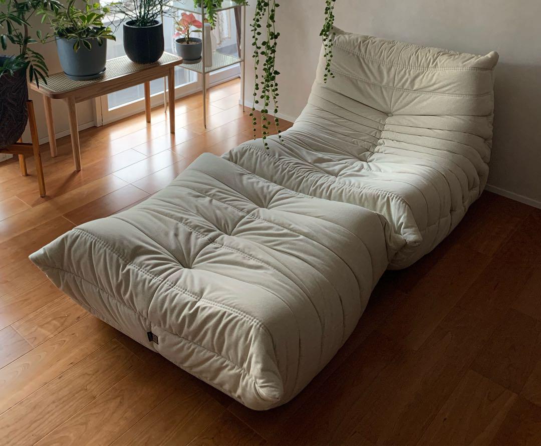 リーンロゼ　トーゴ　50th DENDEN パフ(オットマン) リーンロゼ トーゴ 50周年限定 パフ オットマンligne roset