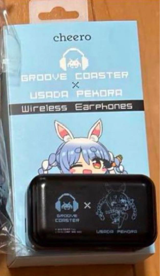 【新品未開封】　ホロライブ　グルーヴコースター　ワイヤレスイヤホン　兎田ペこら グルーヴコースター×兎田ぺこら ワイヤレスイヤホン