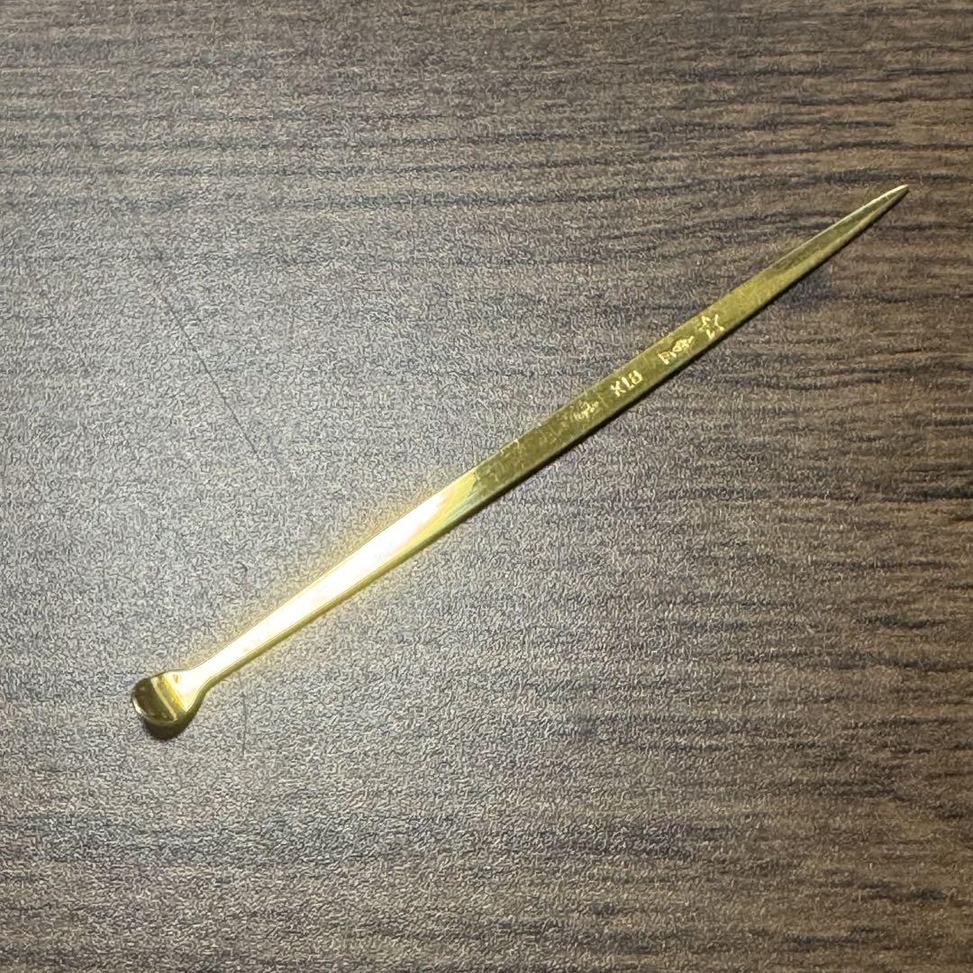K18ゴールド耳かき 約8cm 田中貴金属製 K18 耳かき （松竹梅） | 高品質 金・プラチナ