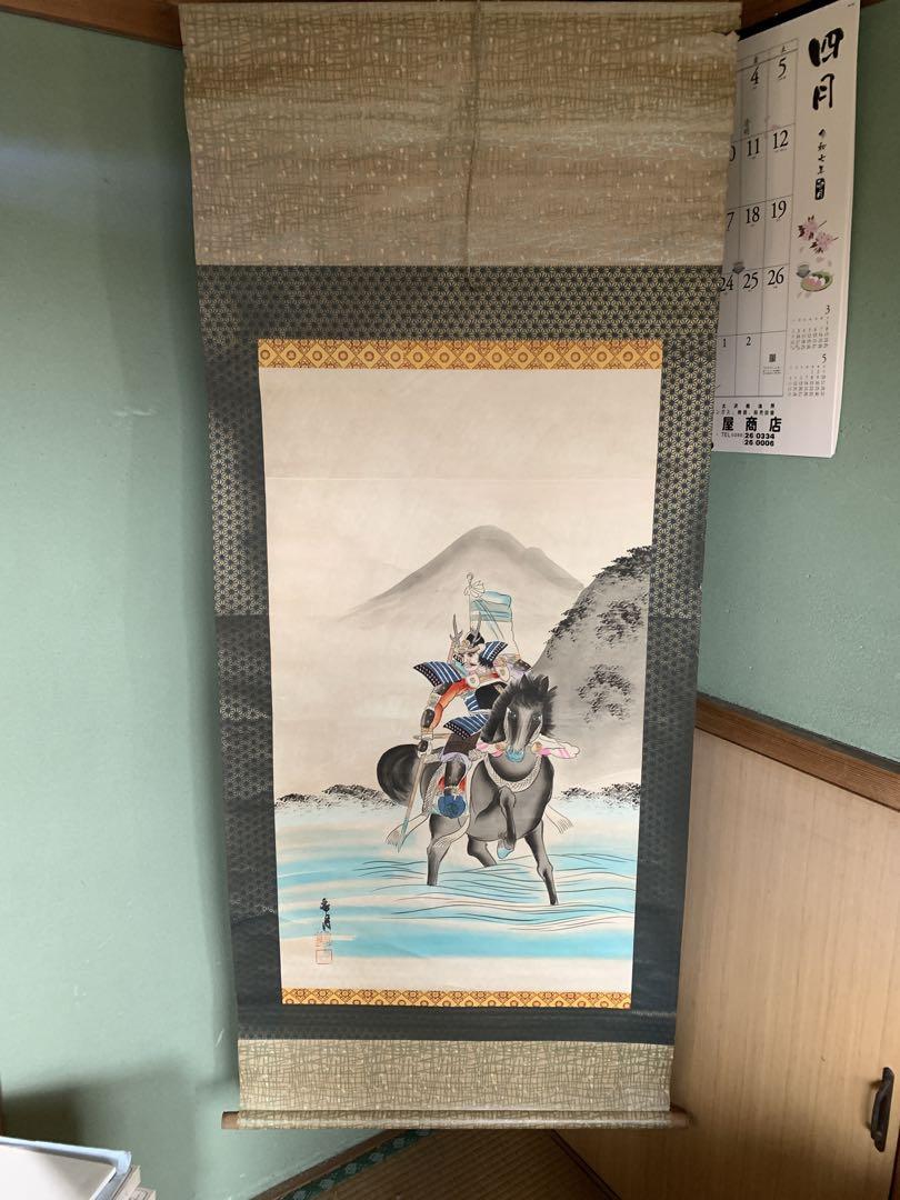 騎馬武士 中国画 工笔画 額付き Yahoo!オークション -「騎馬」(日本画) (絵画)の落札相場・落札価格