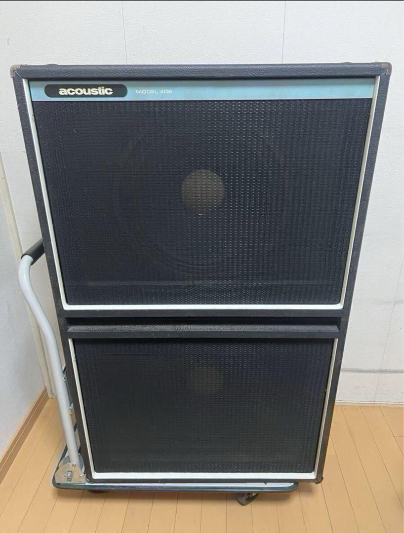 acoustic model 406 ベース キャビネット　15×2 Vintage Acoustic 406 Bass Guitar 2x15
