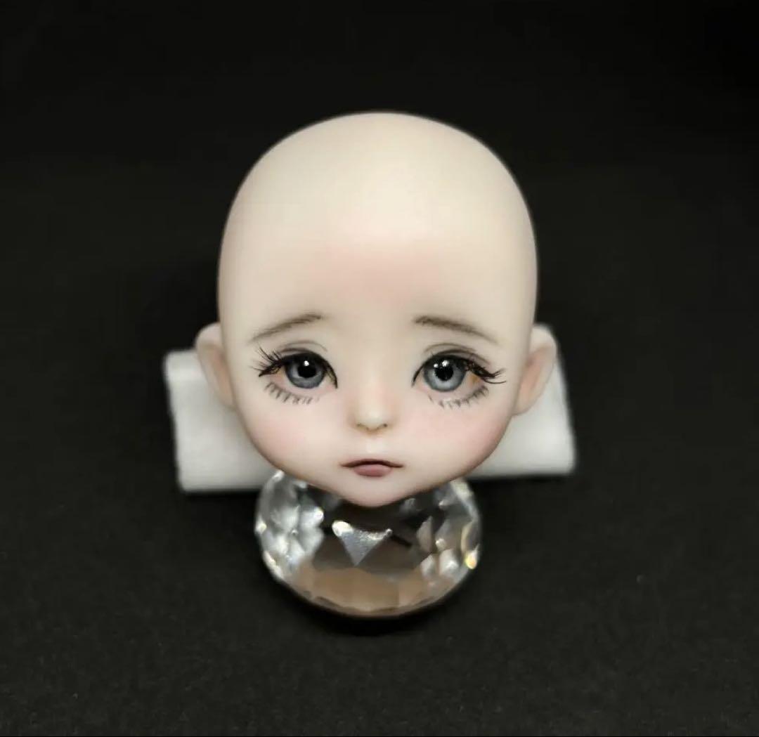 Michi　セリアドールカスタム　ストーンアイ女の子（ヘッドのみ） セリアドール カスタムヘッド カスタムフェイス キュート - メルカリ