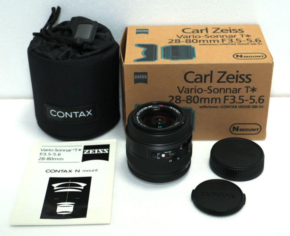 CONTAX NX Vario-Sonnar 28-80mm 動作確認お願い Carl Zeiss NマウントVario-Sonnar T* 28-80mm（コンタックス