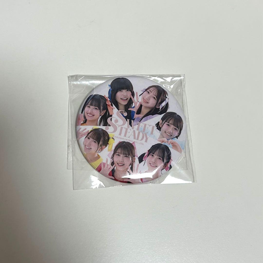 SWEET STEADY iDL ランダムアクキー/缶バッジ/生写真 SWEET STEADY 缶バッチ(CANDY TUNE」「SWEET STEADY」の缶