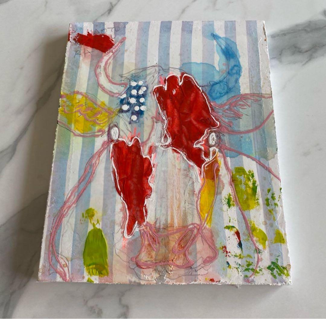 北村直登　原画　作品　絵画　牛　送料込み　きたむらなおと 北村直登 原画 作品 絵画 牛 送料込み きたむらなおと （北村