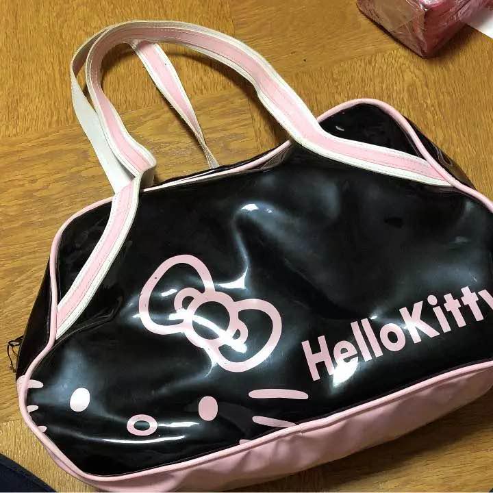 新品 キティ ミニボストンバッグ キルティング GOGOギャル90s