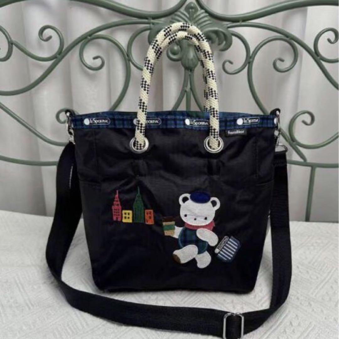 新品 LeSportsac × familiar ファミリア トートバッグ M（Amazon