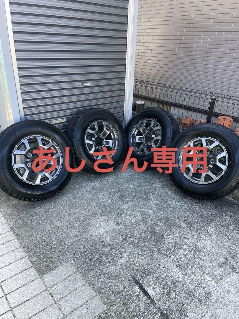 フジ ジムニーシエラ jc 純正アルミホイール スタッドレスタイヤ ジムニーシエラ純正ホイールスタッドレス (スズキ ジムニー