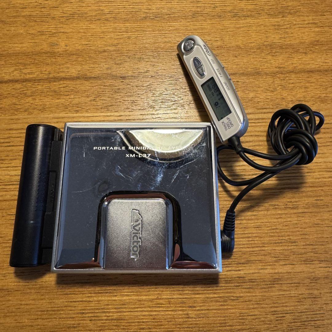 MDプレーヤー XM-C37 Victor ビクター Amazon | Victor ビクター JVC XM-ZX3-A ブルー ポータブルMD