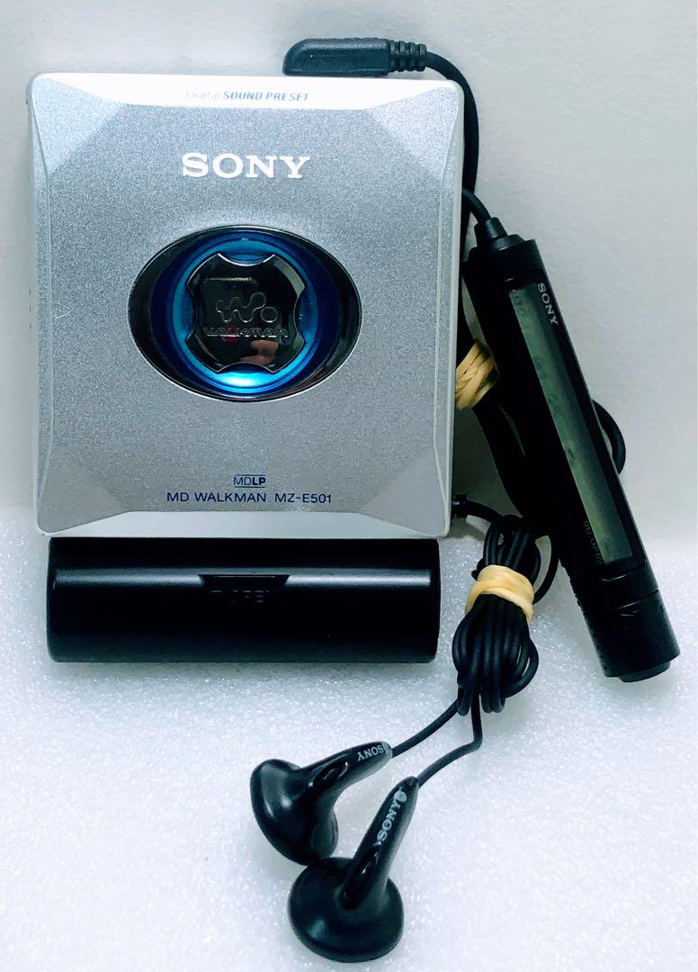 美品 SONY MDウォークマン MDプレーヤー Mz-E501 動作確認済 SONY☆WALKMANポータブルMDプレーヤー MZ-E501（動作確認済み