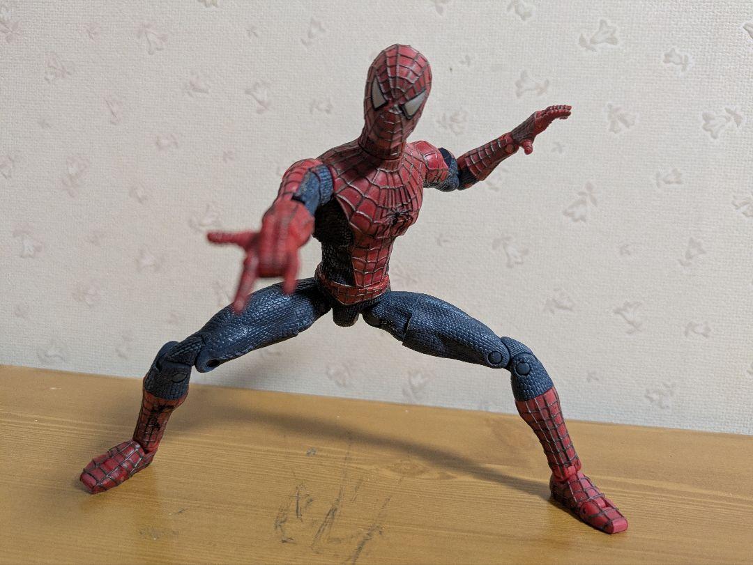 未開封だけど…☆グリーンゴブリン＆スパイダーマンの2体セット、サム・ライミ映画版 未開封だけど…☆グリーンゴブリン＆スパイダーマンの2体セット
