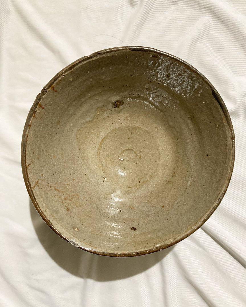 古唐津　茶碗　桃山時代　茶道具　表千家　裏千家　古美術　骨董　奥高麗 最終】 古唐津 茶碗 桃山時代 茶道具 表千家 裏千家 古美術 骨董