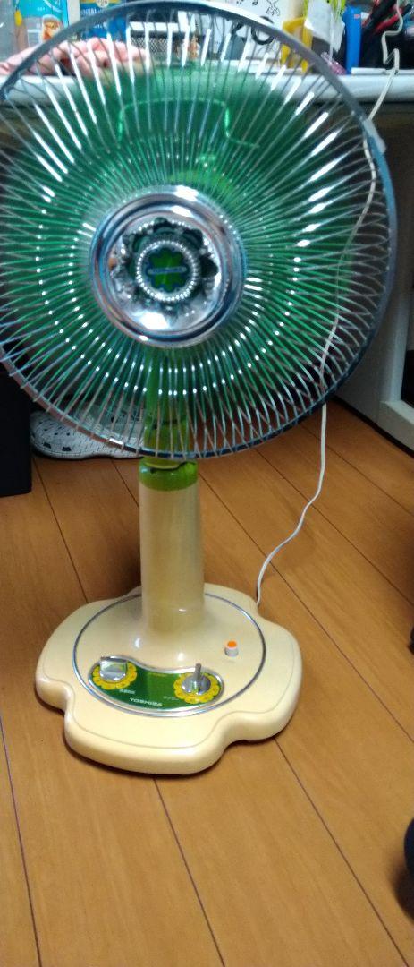 東芝 レトロ扇風機 （稼動品 扇風機 （□昭和 レトロ 当時物