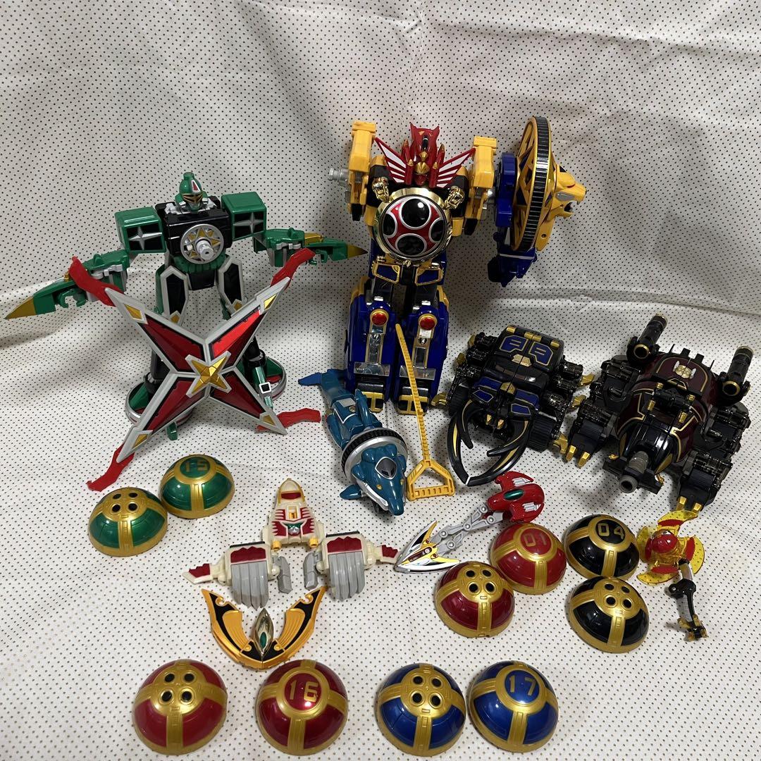 忍風戦隊ハリケンジャー DX超合金 カラクリ巨人 旋風神＆轟雷神＆ボール＋オマケ 忍風戦隊ハリケンジャー DX超合金カラクリ巨人セット 旋風神