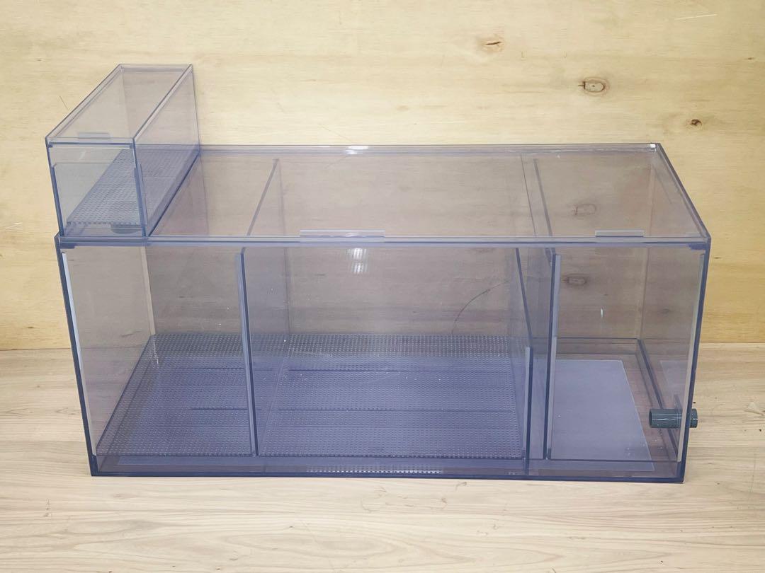 オーバーフロー水槽用塩ビ濾過槽+ウールBOX （多段連結OF水槽DIY