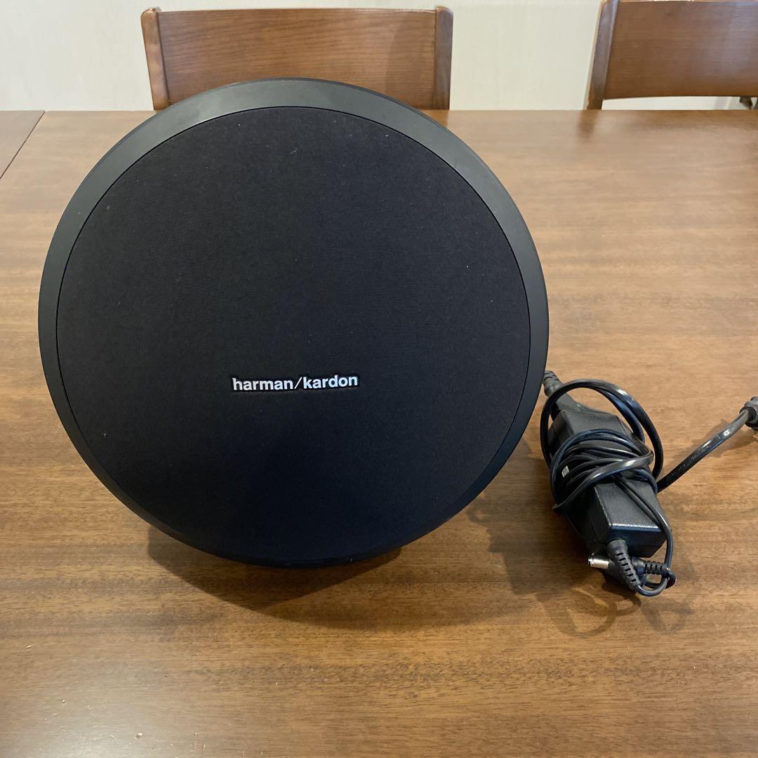 harman/kardon スピーカー 黒 電源アダプター付き（ハーマン