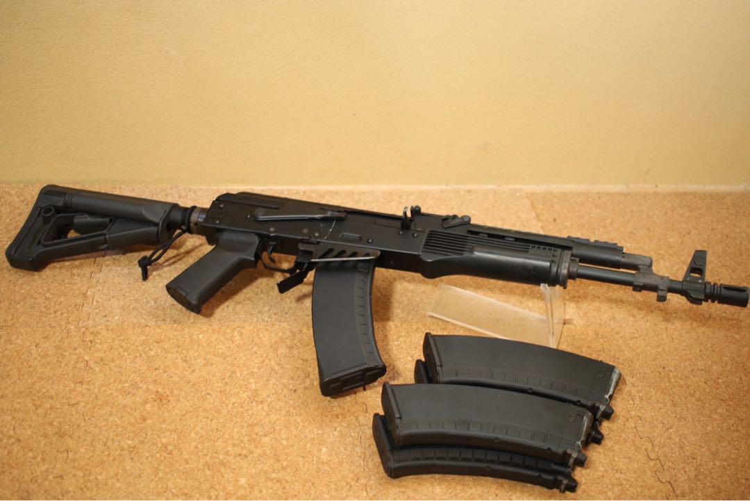 【即購入可】KSC AKS74U 予備マガジン2本セット 美品 KSC AK74カスタム 予備マガジンつき(KSC AKS74U カスタム2
