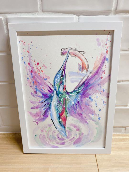 鳥の絵画② （海外アーティスト作 鳥の絵画 （お茶と現代アート