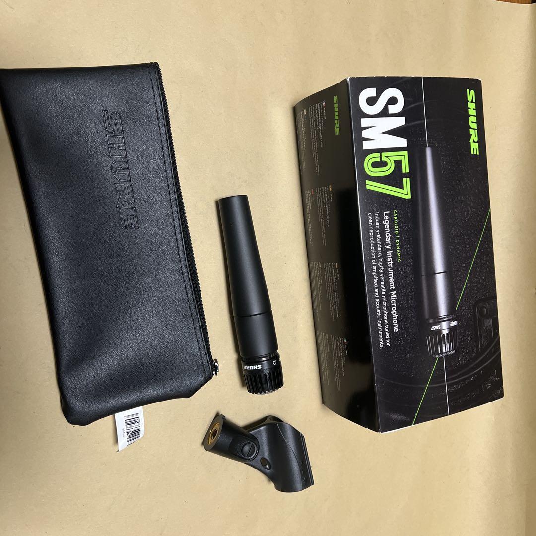 SHURE SM57 マイク 収納ケース付き（USED) SHURE SM57