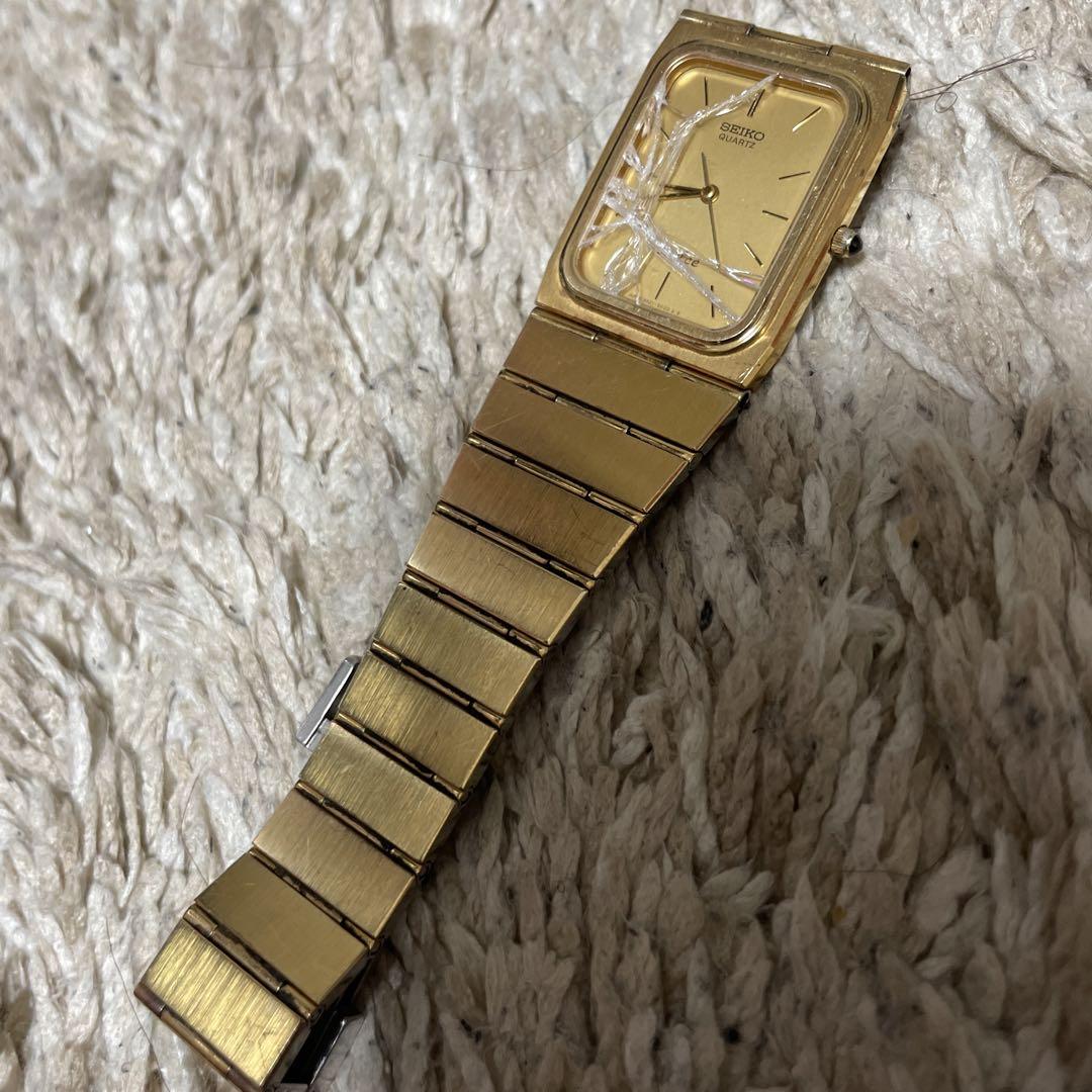 【高級◎ 不動】セイコー 腕時計 ドルチェ スクエア ゴールド メンズ セイコー SEIKO ドルチェ DOLCE スクエア 6730-5540 クオーツ