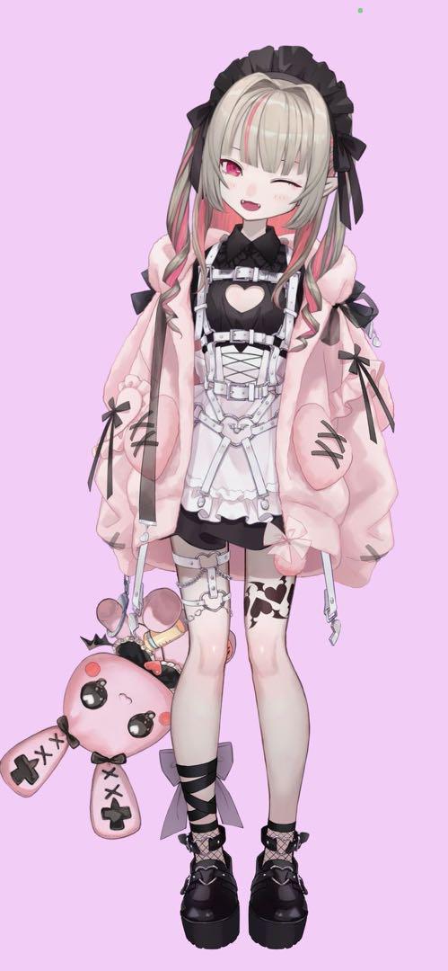 魔界ノりりむ コスプレ メイド服 衣装 （魔界ノりりむ コスプレ
