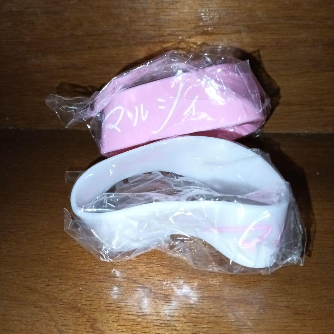 マルシィ ラバーバンド/ラババン ピンクと白 （商品詳細ページ