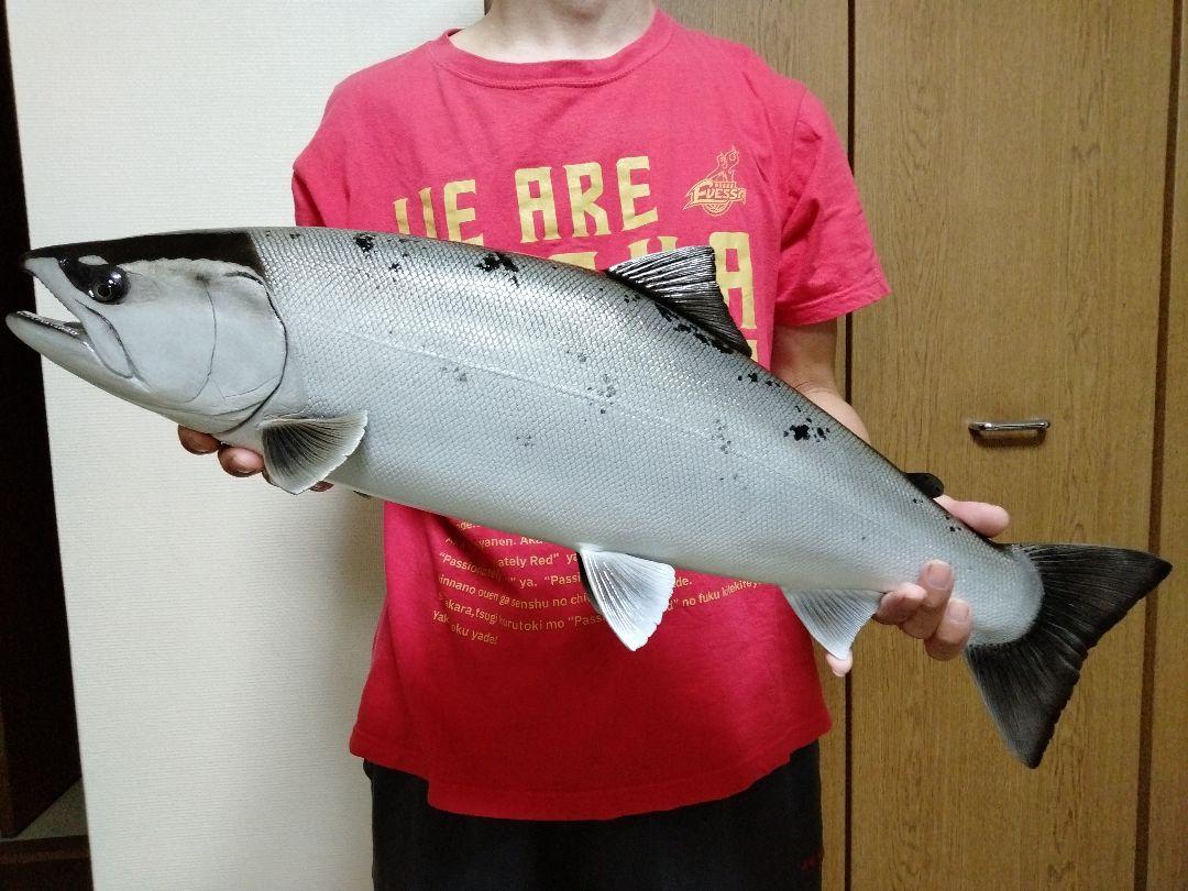 ハンドメイド 64cmサクラマス壁掛け 魚模型 フィギュア レプリカ