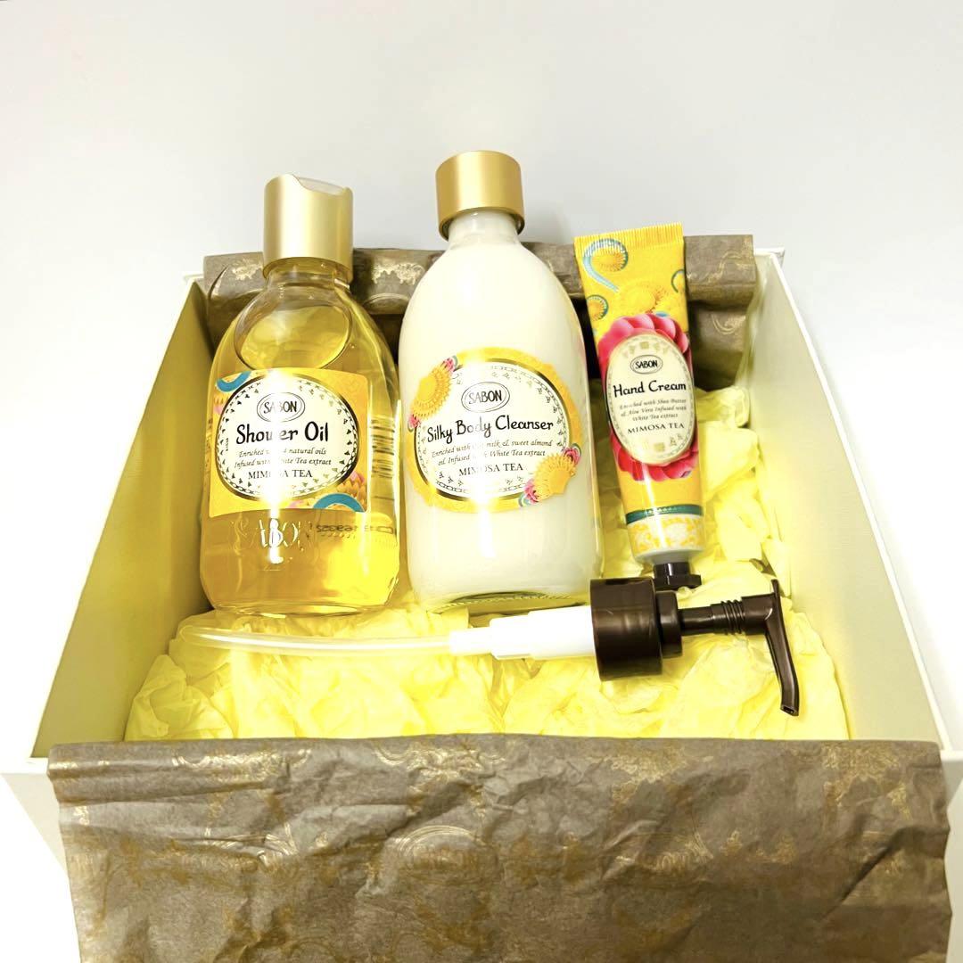 限定商品】SABON ミモザティー3点セット 新品未使用（Body Care