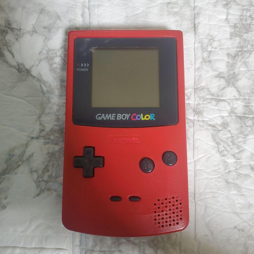 ゲームボーイカラーGAME BOY COLOR レッド 本体（極美品