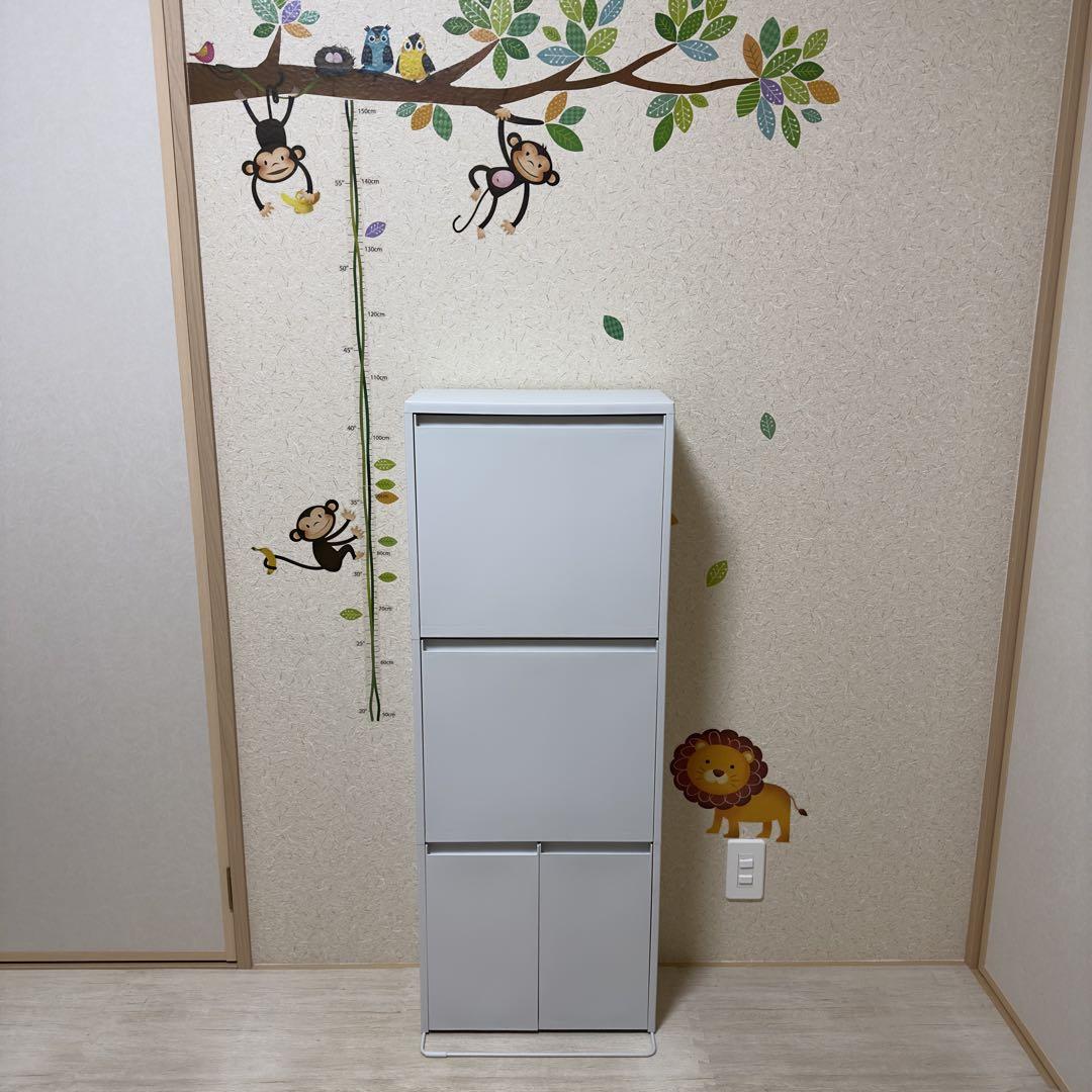 無印良品 重ねて増やせるダストボックス 3段セット（終了しま