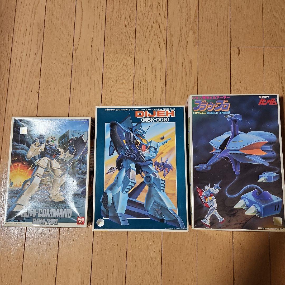ガンプラ　ブラウブロ　RGM-79Gジムコマンド　MSK-008ディジェ　レトロ ガンプラ ブラウブロ RGM-79G ジムコマンド MSK-008ディジェ