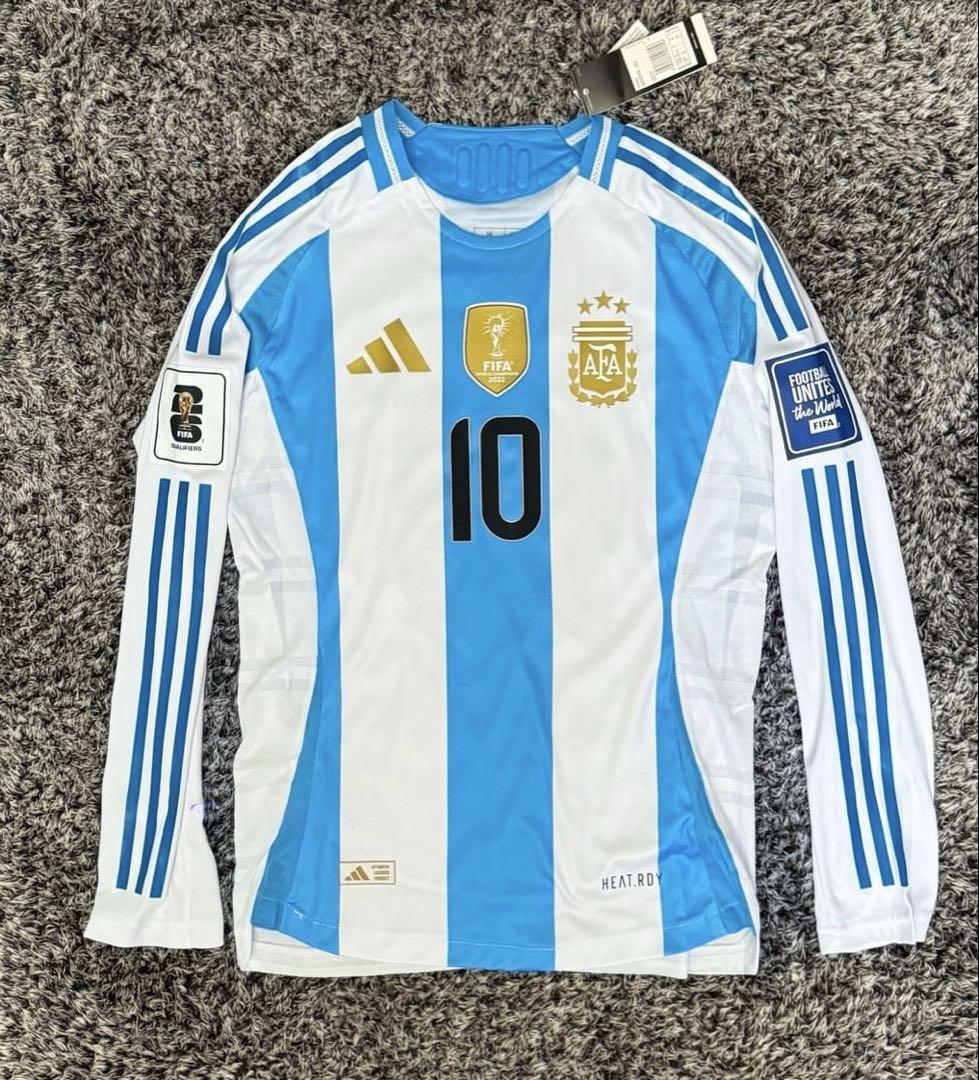 アルゼンチン代表メッシ10番ワールドカップ予選 長袖