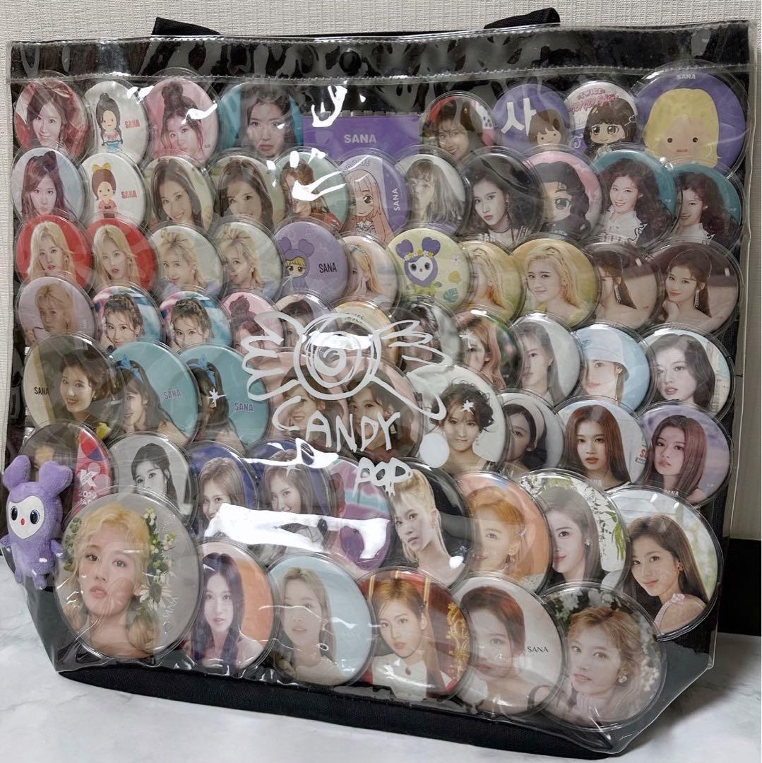 TWICE サナ 21個 缶バッジ まとめ売り セット TWICE サナ 缶バッジ 痛バ セット(TWICE サナ 痛バ)
