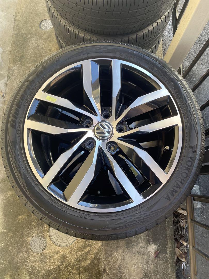 ちー　 VWゴルフ 17インチ ホイール フォルクスワーゲン VW ゴルフ VII 純正 ホイール 4本 17インチ