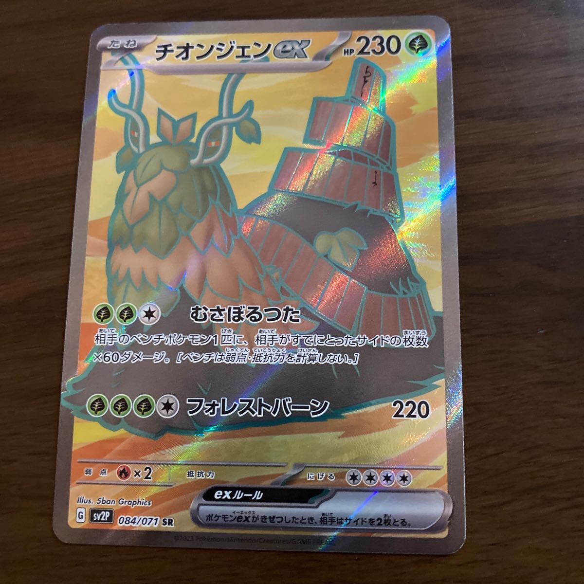 チオンジェンex SR ポケモンカード ポケカ EX sr スノーハザード