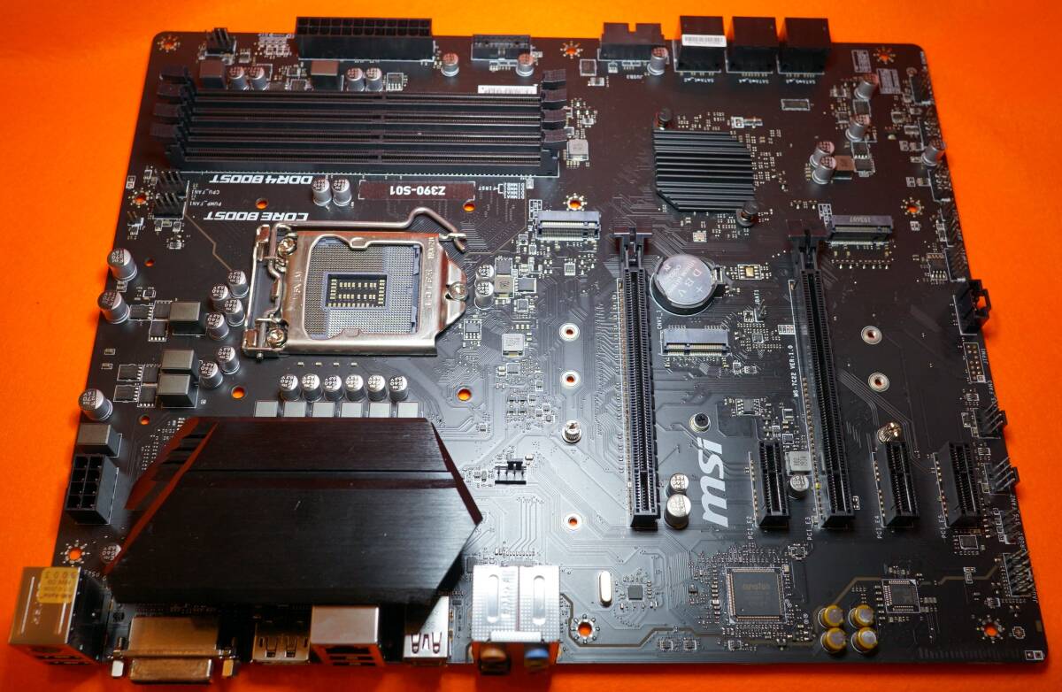 動作確認済】MSI Z390-S01 LGA1151(Intel第8世代/第9世代) ATX