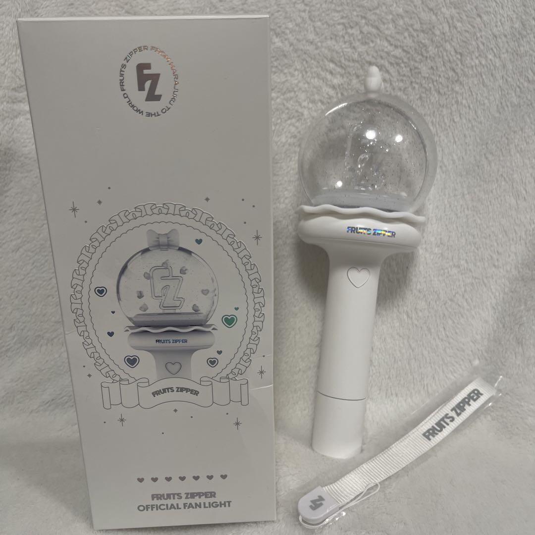 FRUITS ZIPPER OFFICIAL FAN LIGHT ホワイト FRUITS ZIPPER OFFICIAL FAN LIGHT - メルカリ