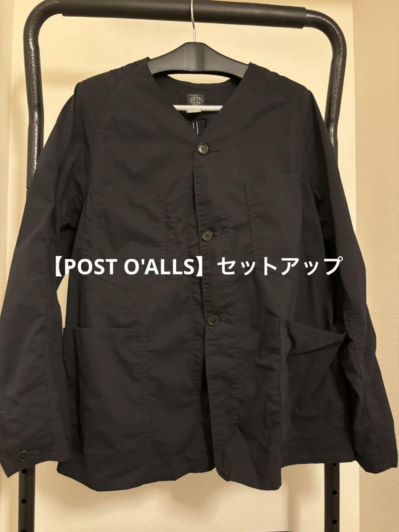 セットアップ　ポストオーバーオールズ POST OVERALLS - ポストオーバーオールズ ネイビー E-Z Rider