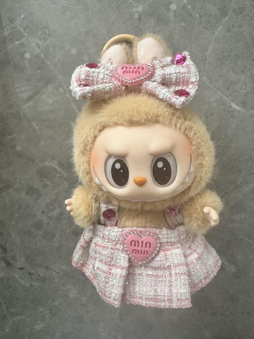 美品 LABUBU服着せ替えラブブ服 6点 LABUBU ラブブ 服 ピンクドレス（LABUBU ラブブ ぬいぐるみ 服