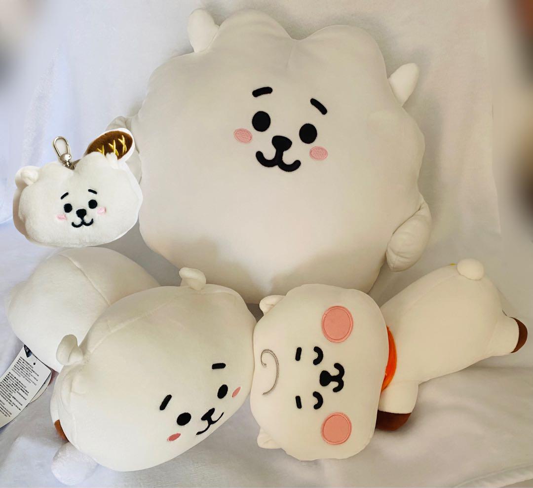 BTS BT21 RJ 公式 完売品 グッズ ぬいぐるみ クッション 参考価格】BT21 RJ クッションぬいぐるみ 大 | アイドルグッズ