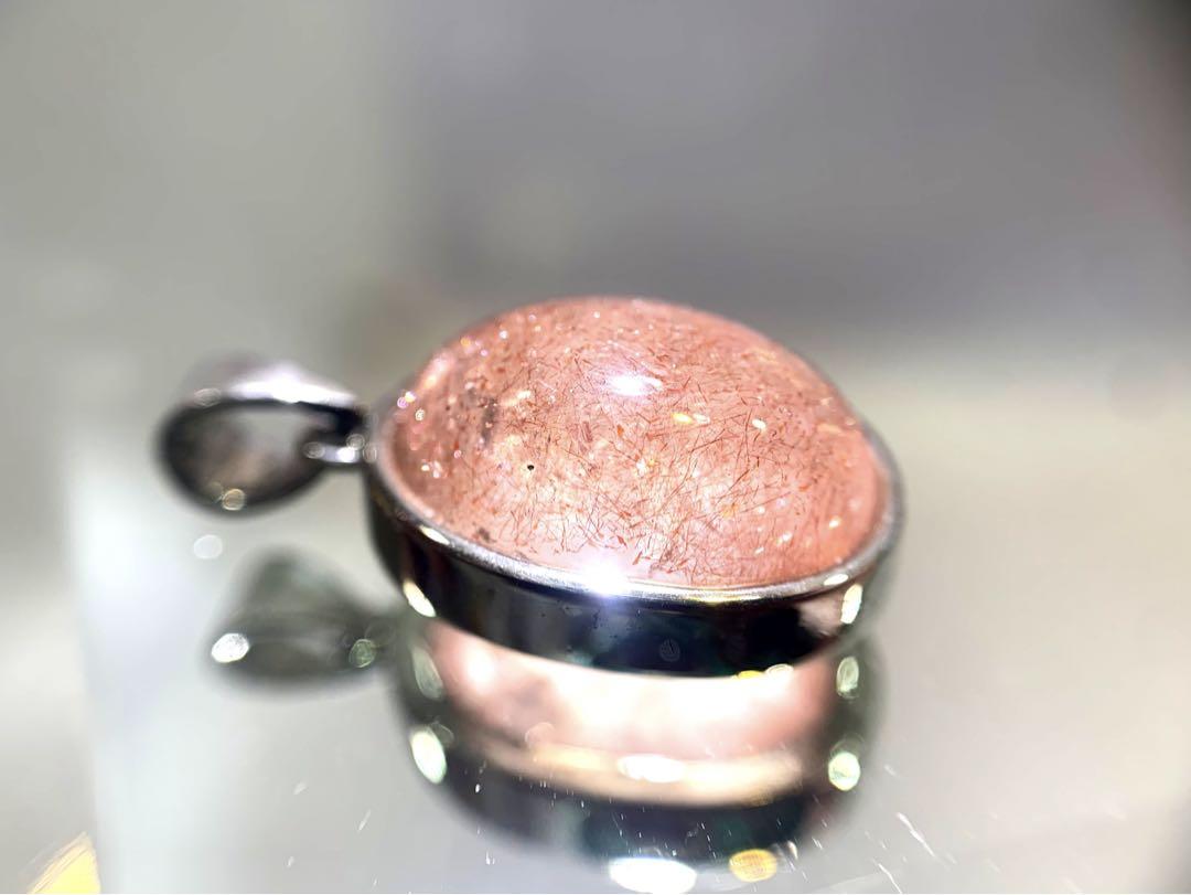 カザフスタン産　ストロベリークォーツ10mm粒売り♡ カザフスタン産ストロベリークォーツ （カザフスタン産