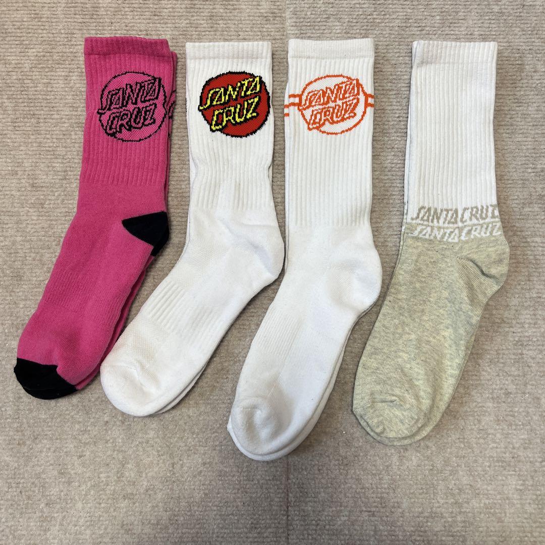 SANTA CRUZ サンタクルーズ スケボー ソックス 4足セット